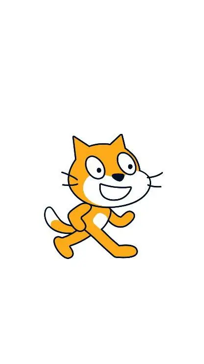 ai character: scratch cat background