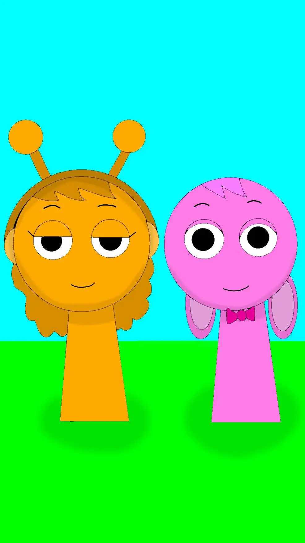 ai character: Sprunki swap gende background