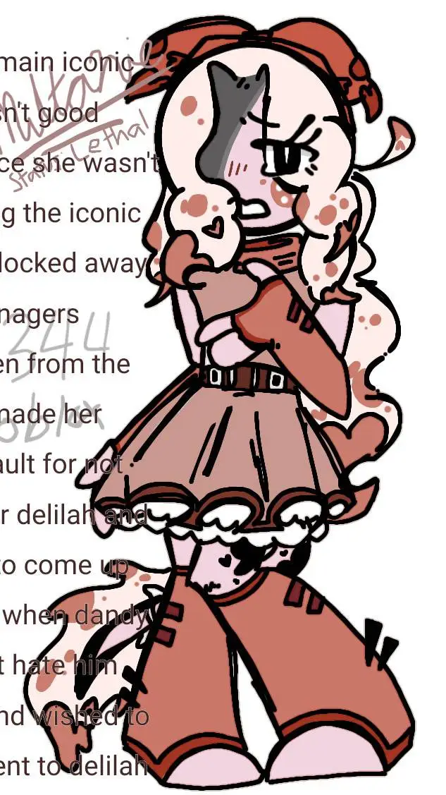 ai character: DW meets Miltannie background