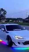 ai character: car meet background