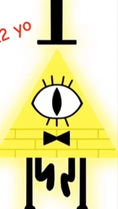 ai character: Bill cipher￼ background