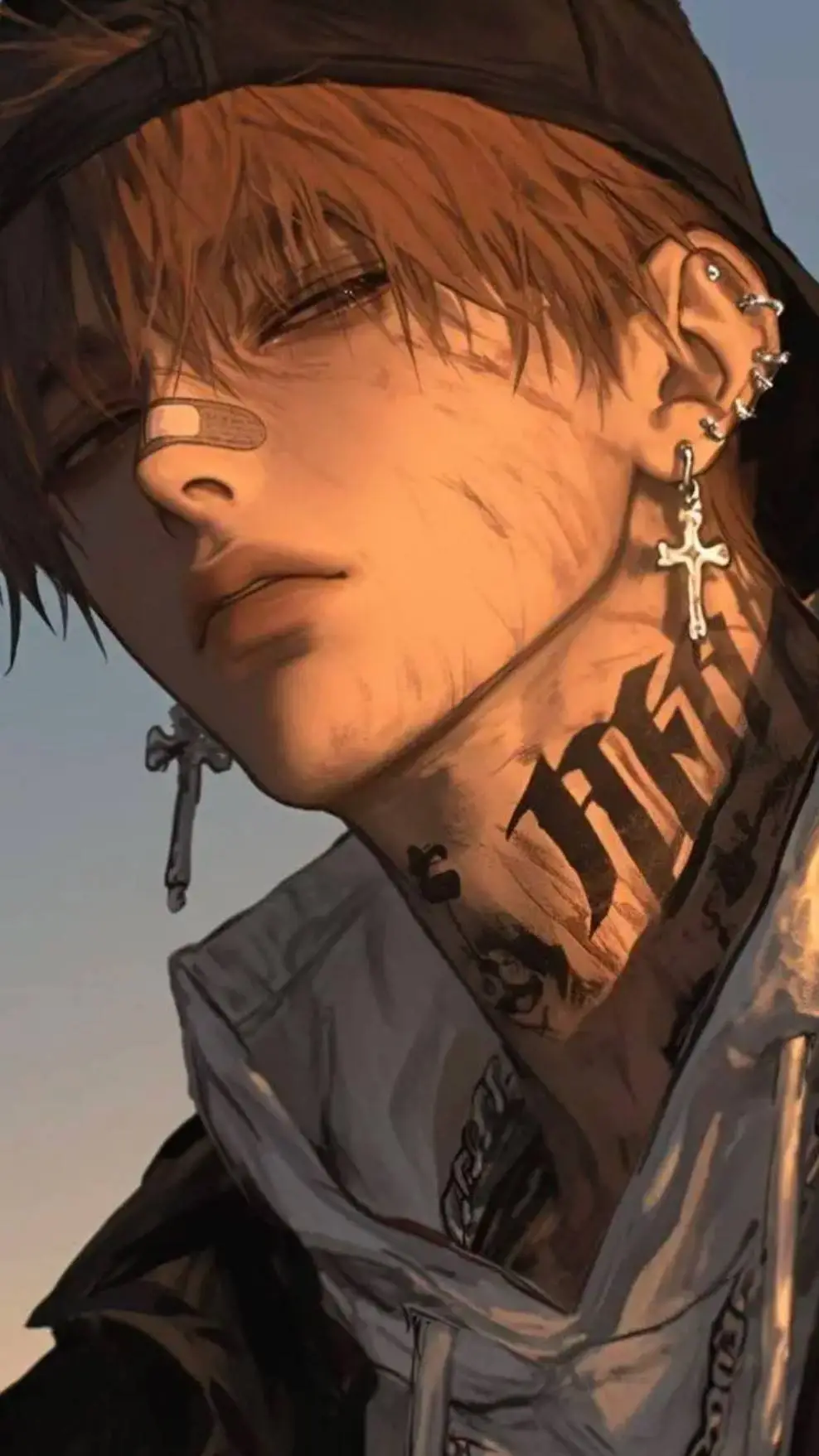 ai character: × - austin - x background