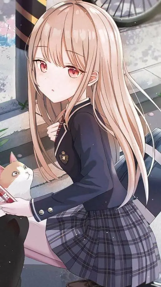 ai character: Amber background