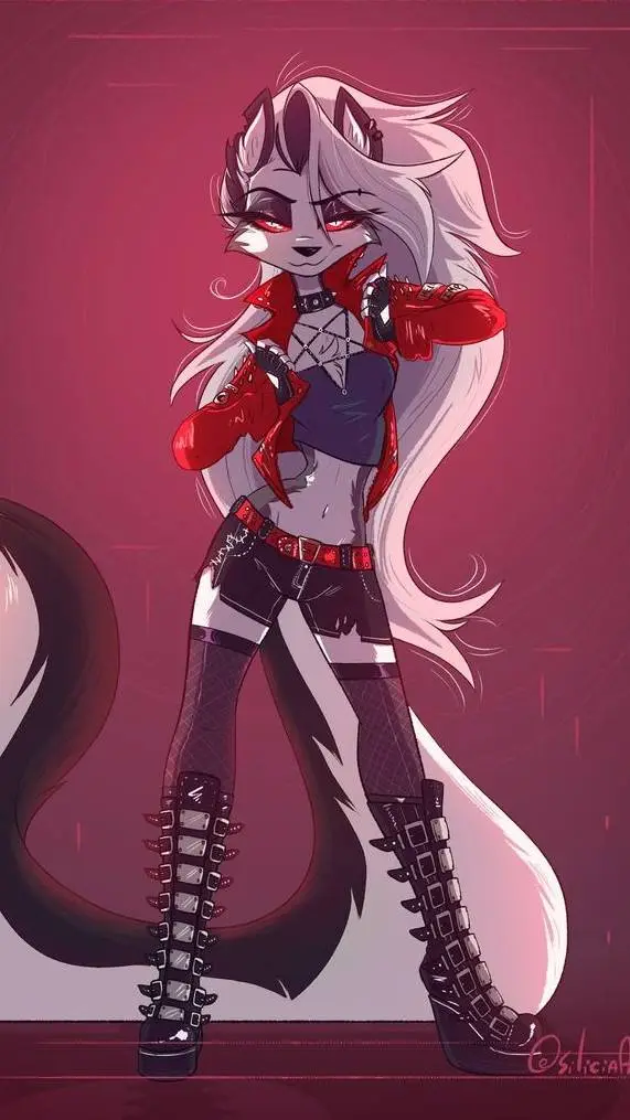 ai character: helluva hotel  background