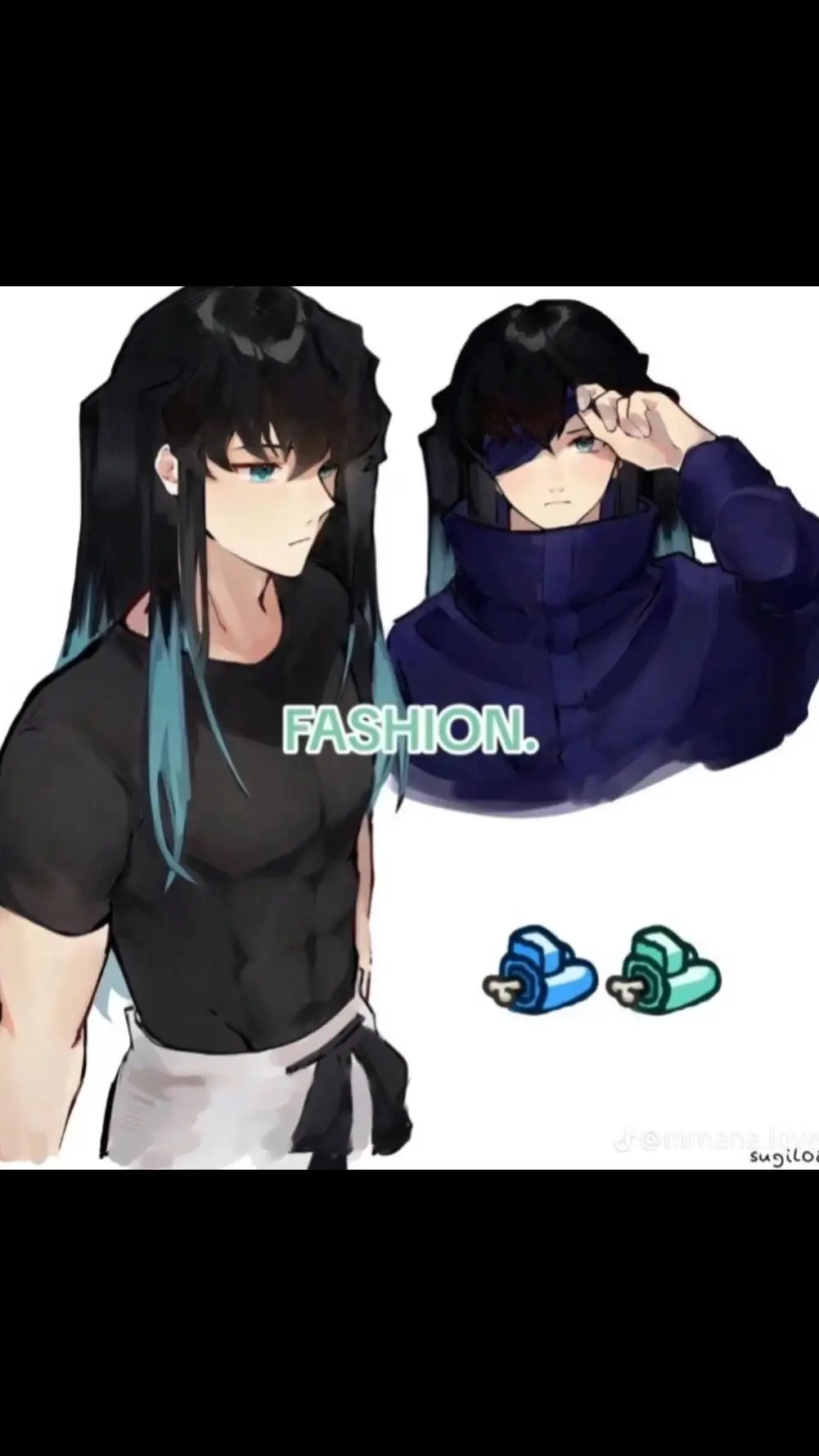 ai character: Muichiro  background