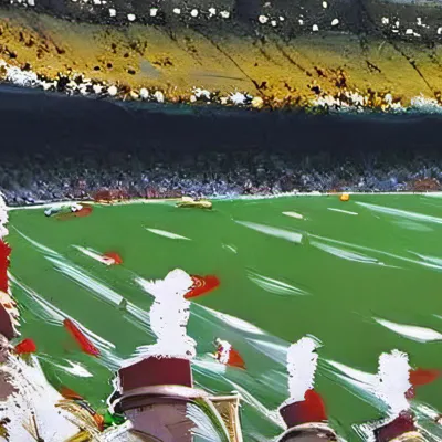 chat with ai character: Football stadium
