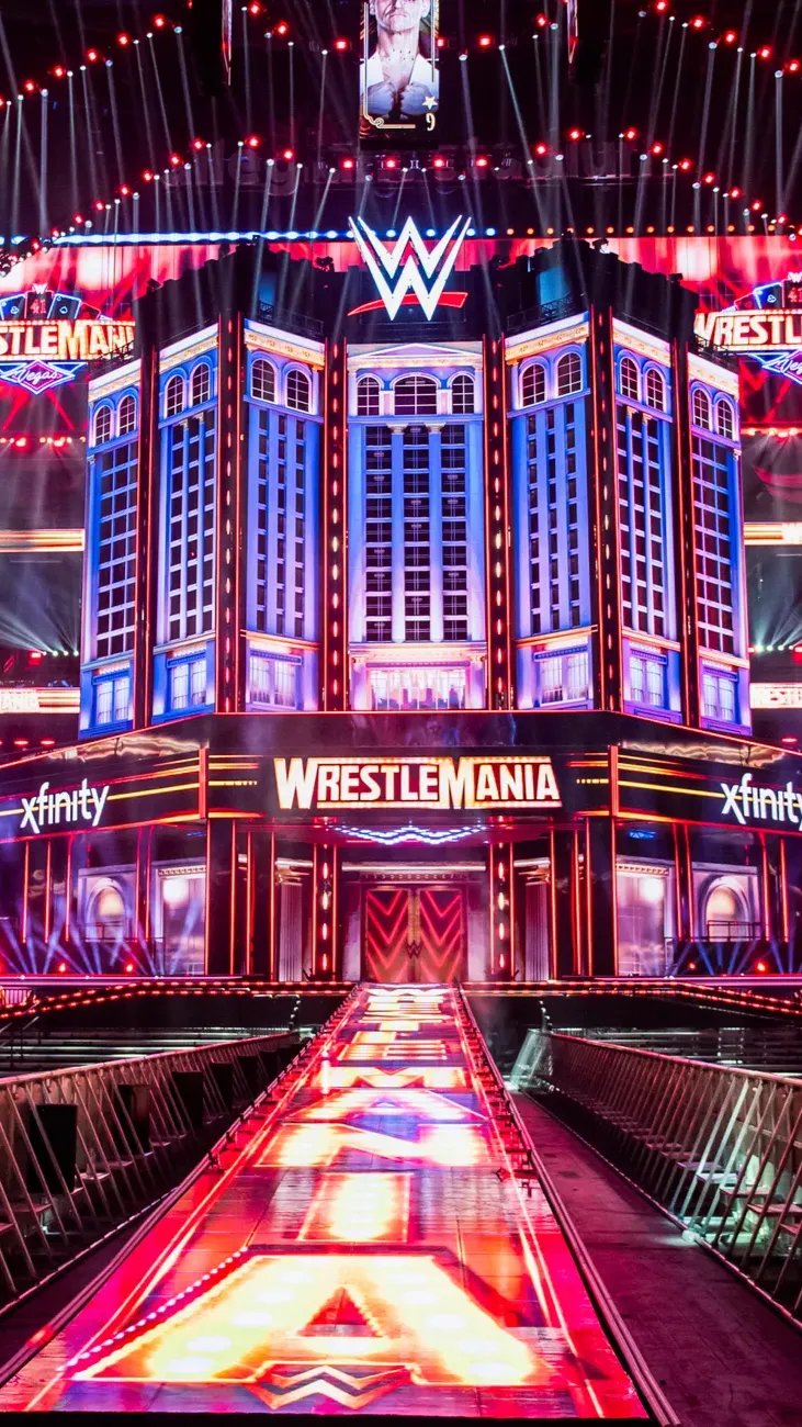 ai character: WrestleMania 41 background