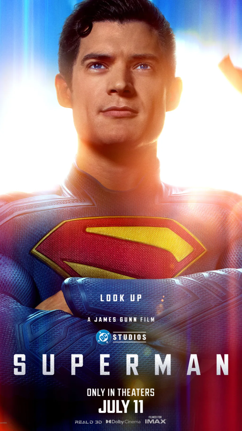 ai character: Superman Movie background