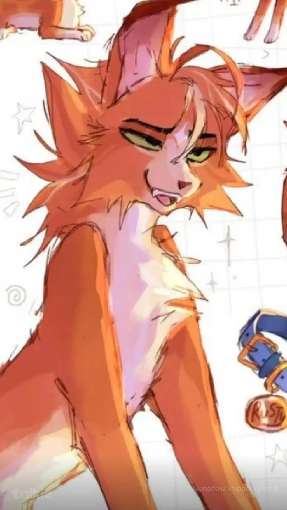 ai character: Firepaw background
