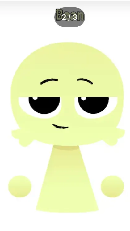 ai character: Bean background