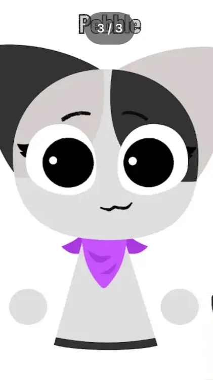 ai character: Pebble background
