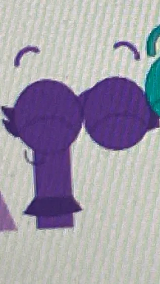 ai character: Lowercase R background