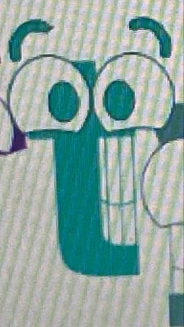 ai character: Lowercase T background