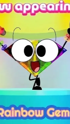 ai character: Rainbow Gem background