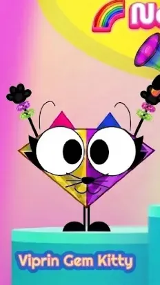 ai character: Viprin Gem Kitty background