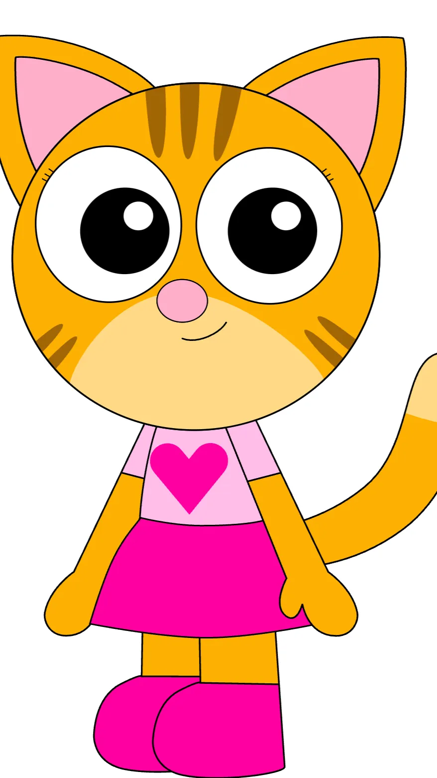 ai character: Tiger Katie  background