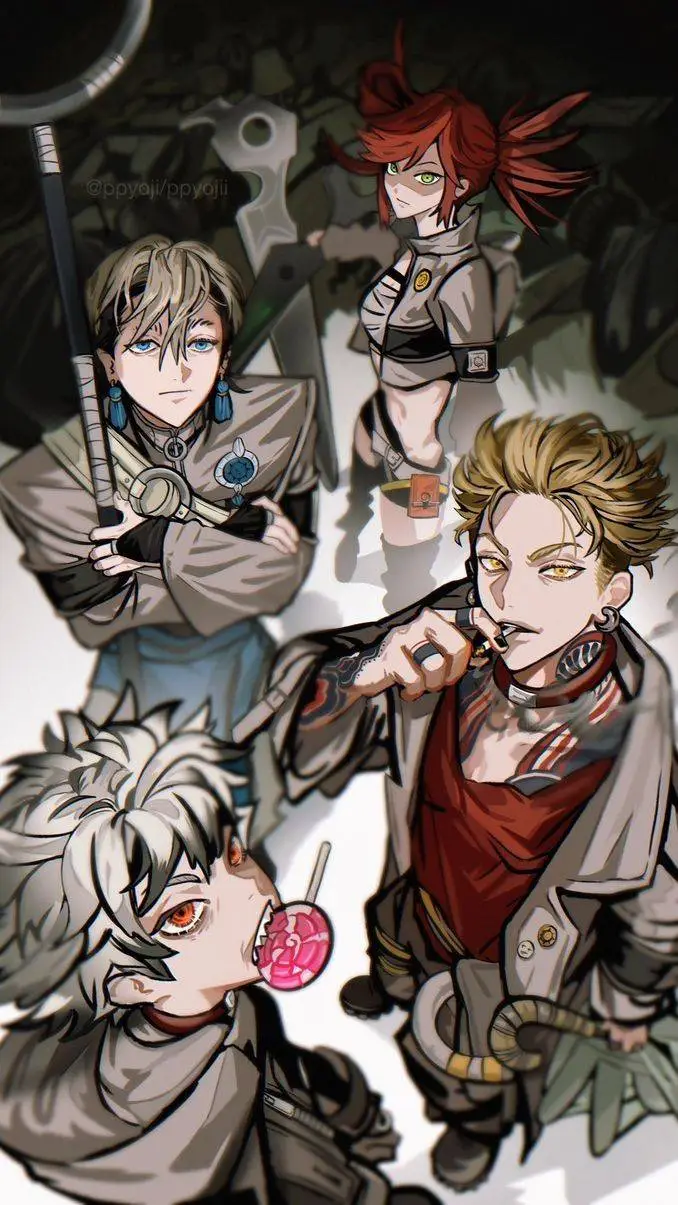 ai character: Gachiakuta  background