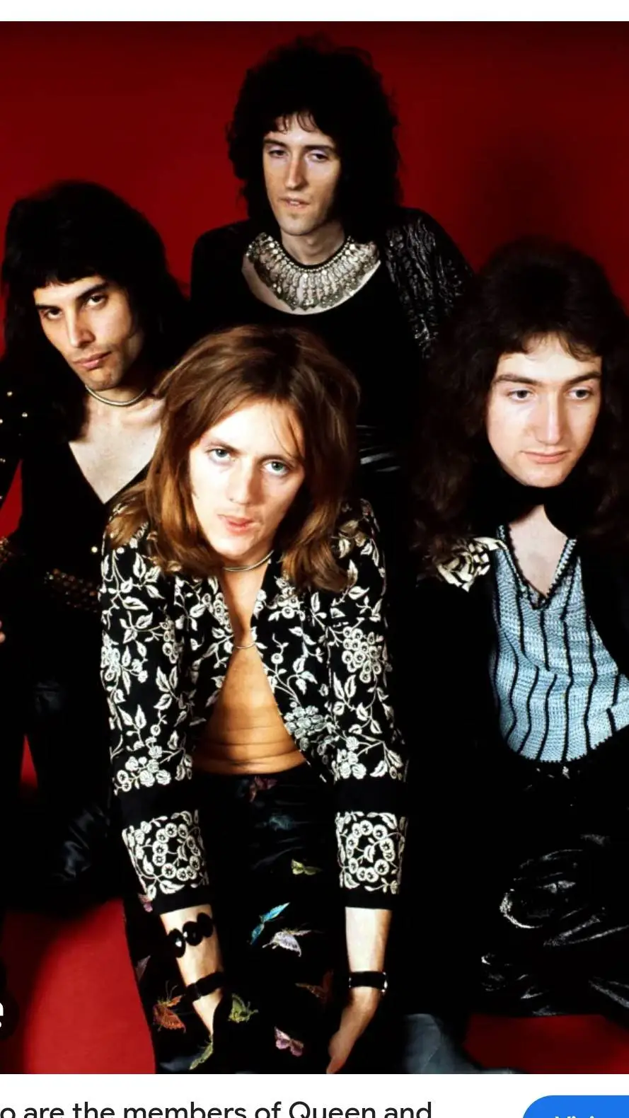 ai character: queen band background