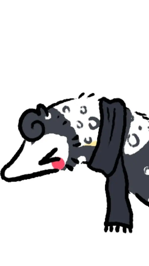 ai character: worm friend :3 background