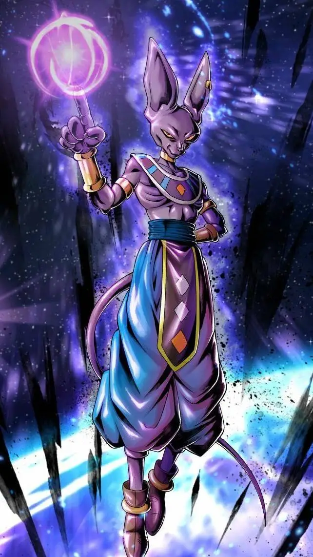 ai character: Lord Beerus  background