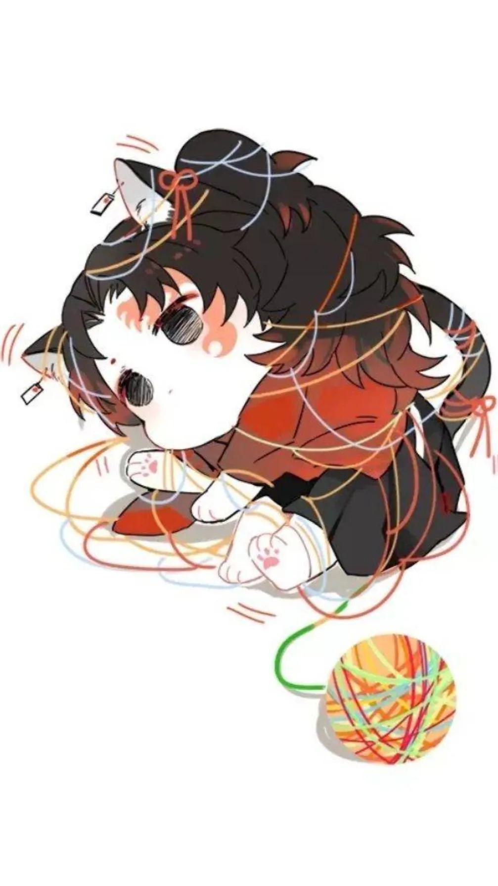 ai character: Neko Yoriichi  background