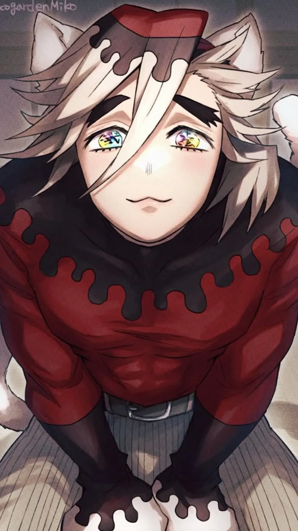 ai character: Neko Douma background