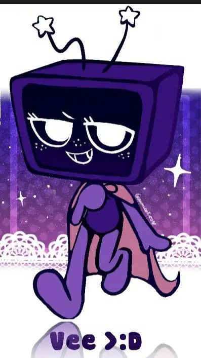 ai character: Vee background
