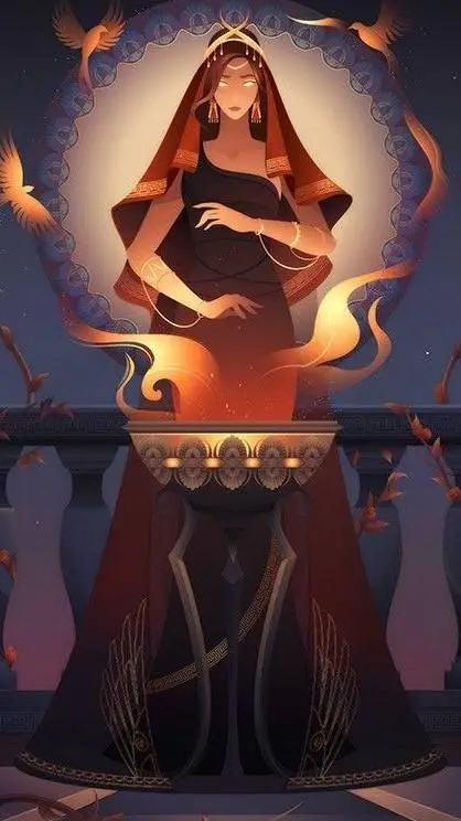 ai character: Hestia background