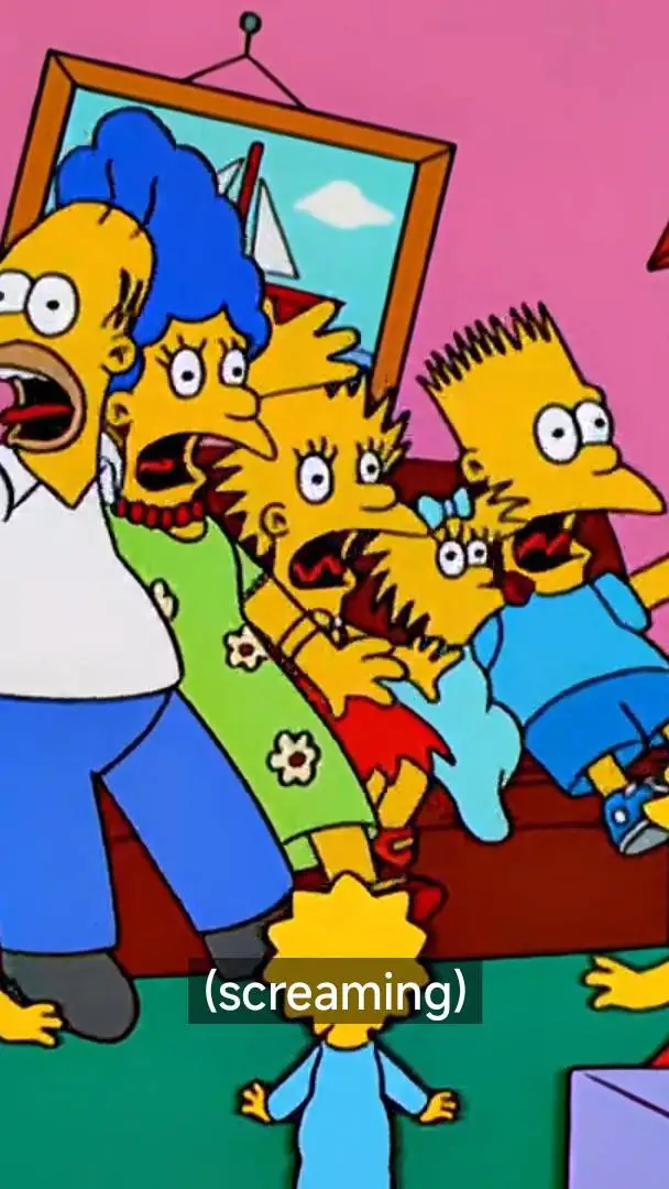 ai character: old simpsons background