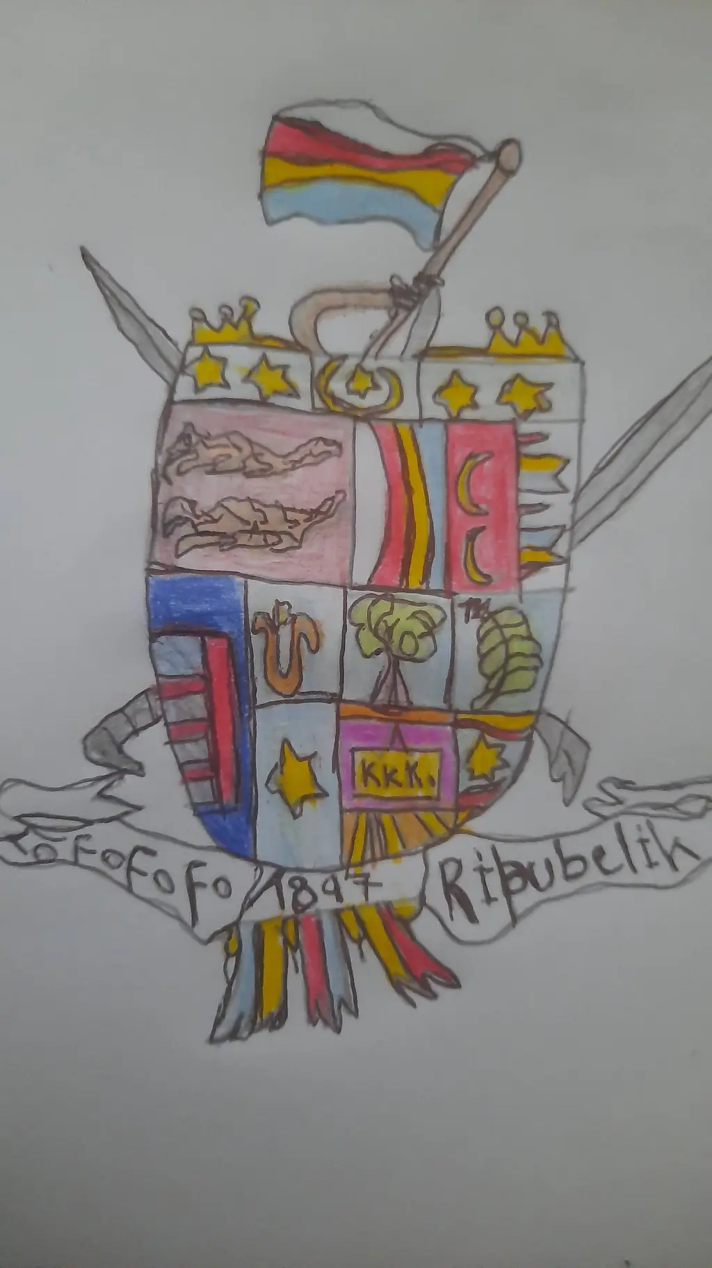 ai character: Fofofofofo R.F background