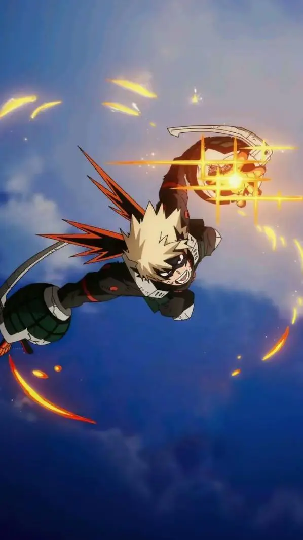 ai character: Katsuki bakugoᰔ background