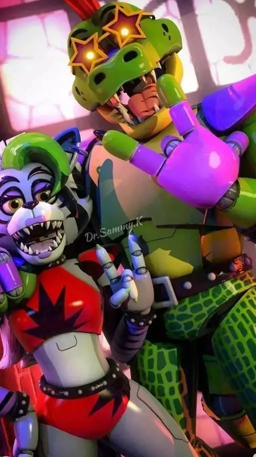 ai character: roxy X monty  background