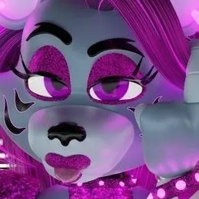 chat with ai character: pink neon wolf