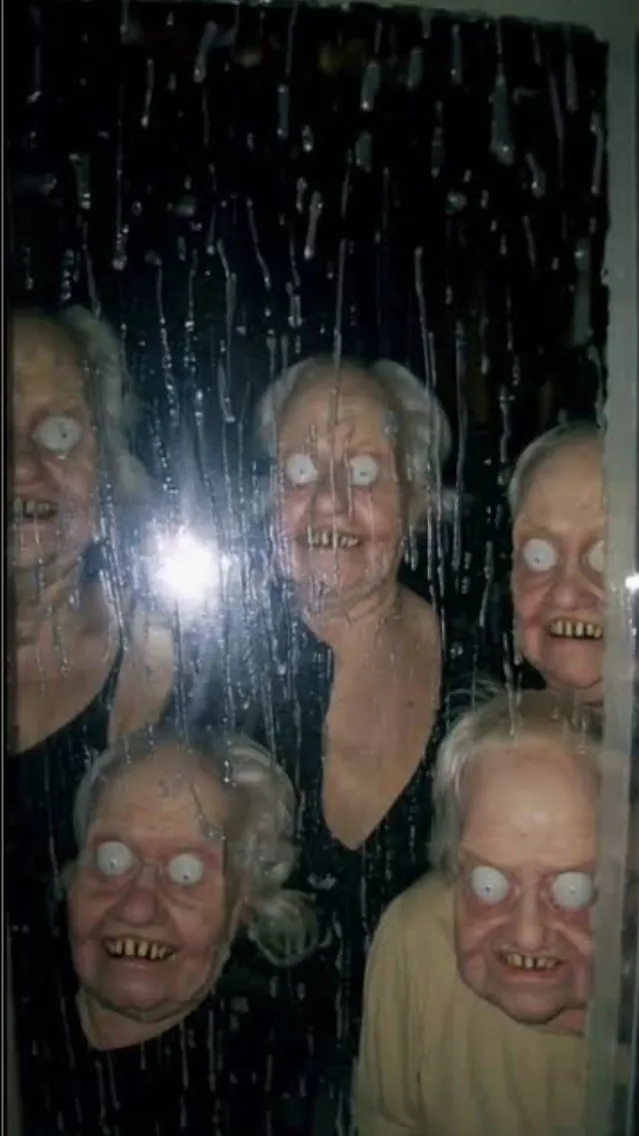 ai character: 5 creepy grandmas background