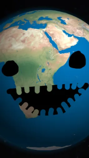 ai character: The Earth background