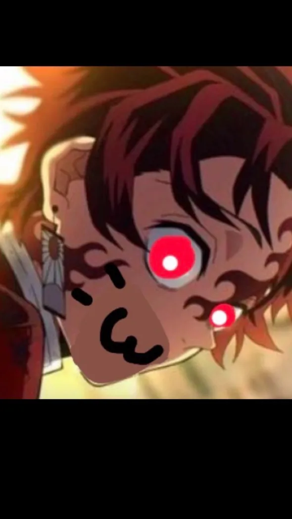 ai character: Tanjiro  background