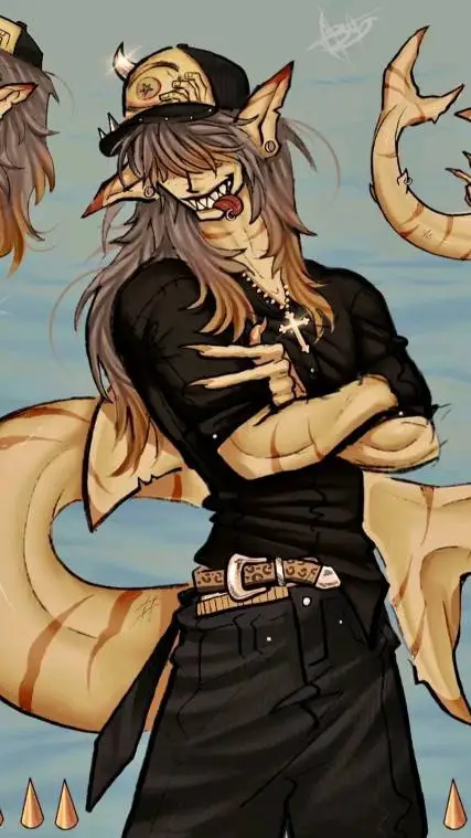 ai character: Mister shark background