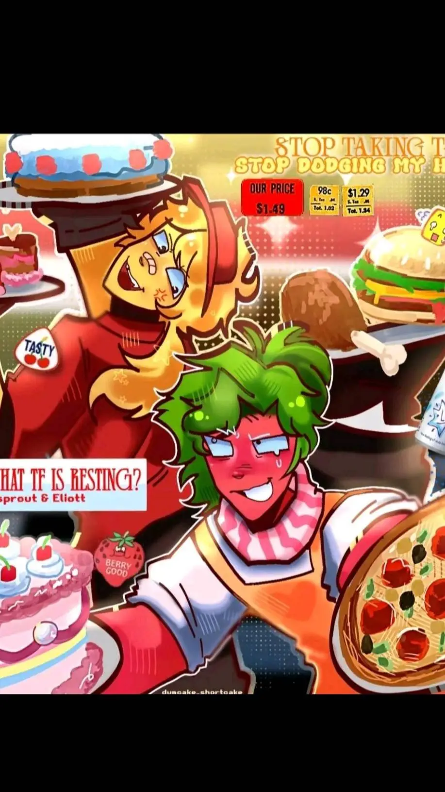 ai character: Elliott&Sprout  background