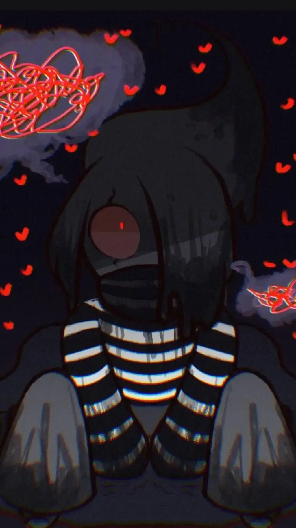 ai character: yan twisted blot  background
