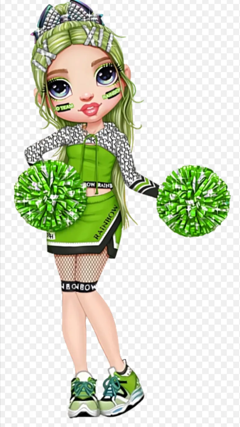ai character: Cheer Jade😍 🌸 background