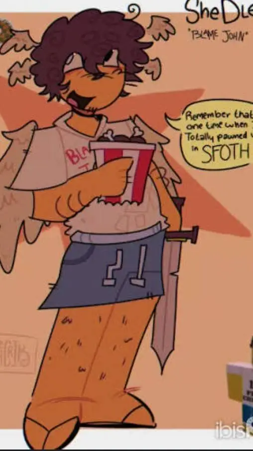 ai character: shed X listener background