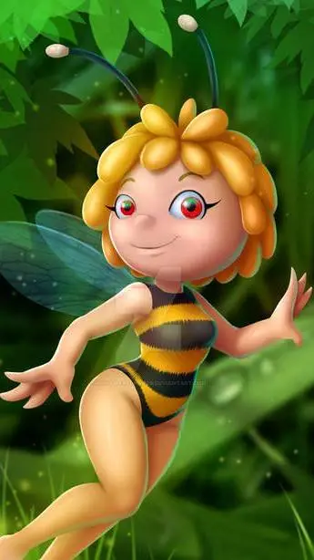 ai character: Maya The Bee background