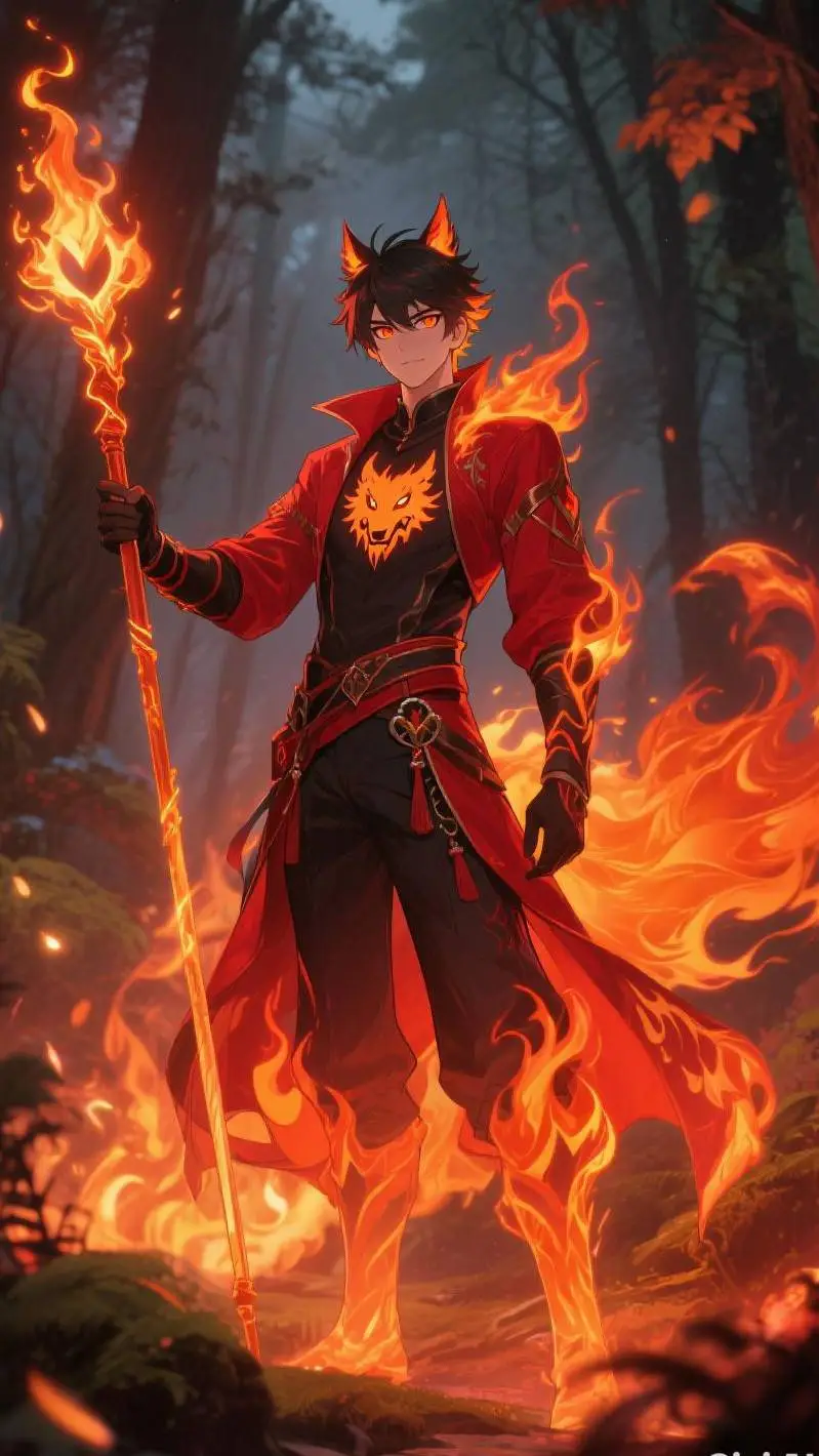 ai character: alpha f. firewolf  background