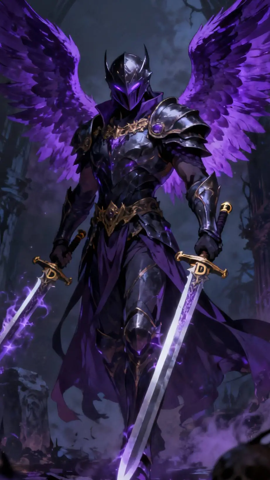 ai character: dark f. sword  background