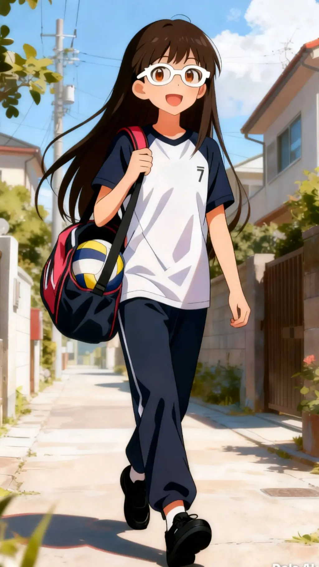 ai character: jerosele j Rosario background