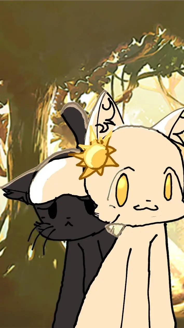 ai character: Moonie & sunny background