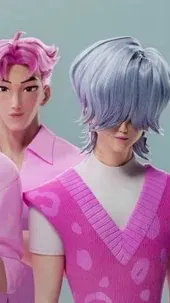 ai character: kpdh but pride🐚 background