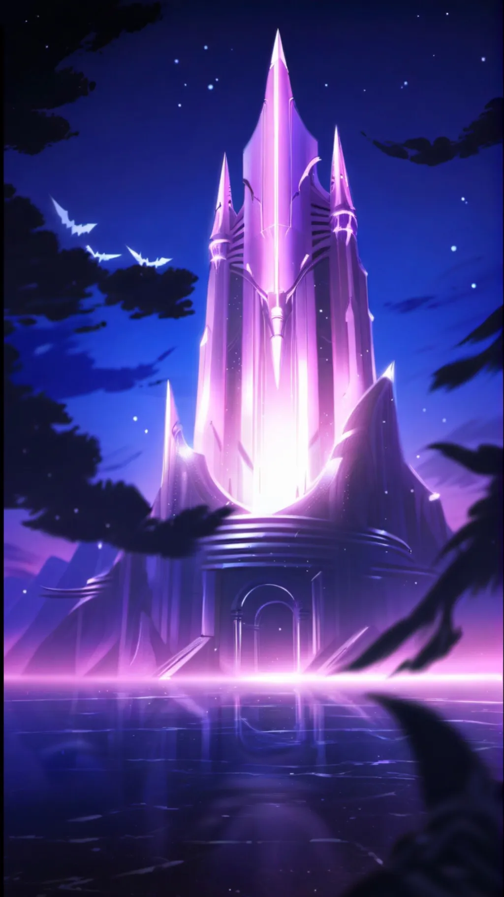 ai character: Moon Sanctuary. background
