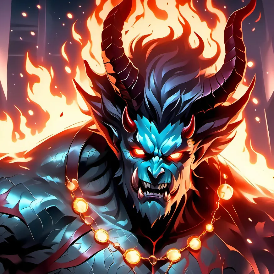 chat with ai character: The demon king.