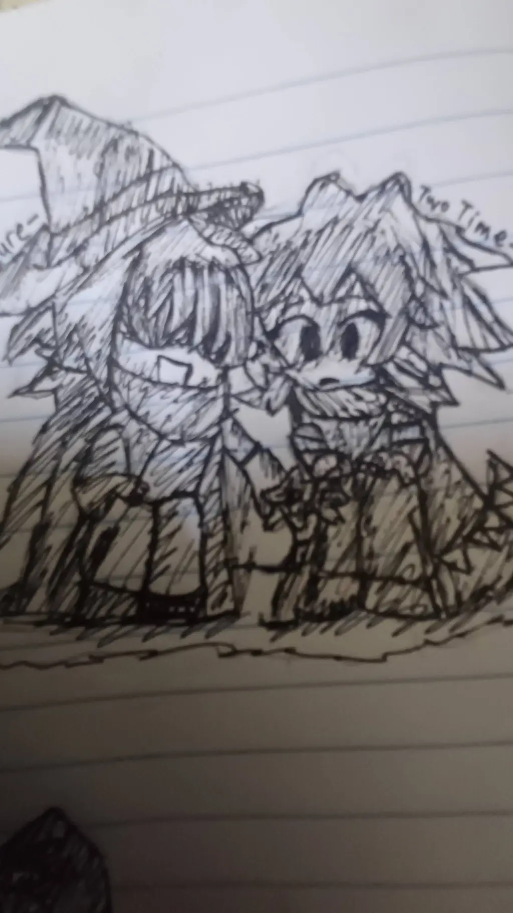 ai character: ¡Azure&TwoTime!  background